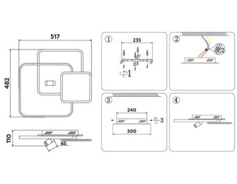 Накладной светильник Ambrella Light FL5120
