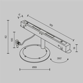 Коннектор Maytoni Technical TRA034CVC-B