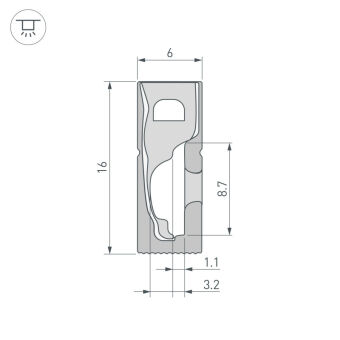 Профиль Arlight 045842