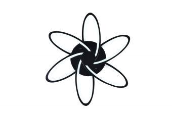 Накладная люстра Natali Kovaltseva HIGH-TECH LED LAMPS 82008 BLACK