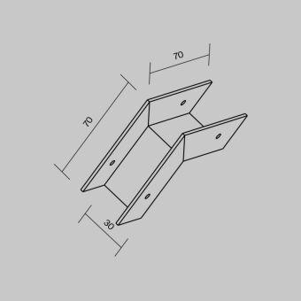 Соединитель профиля Maytoni O-TR001-OC-W