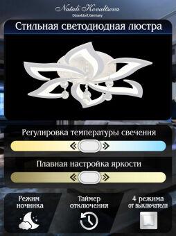 Накладная люстра Natali Kovaltseva LED LAMPS 81238