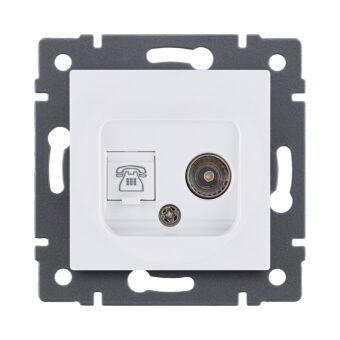 Розетка KOLLINGER REA-013WH