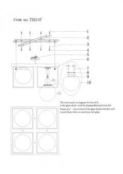 Накладная люстра Lightstar 732147