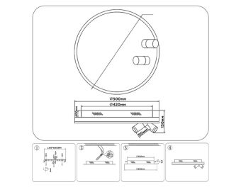Накладной светильник Ambrella Light FL5112