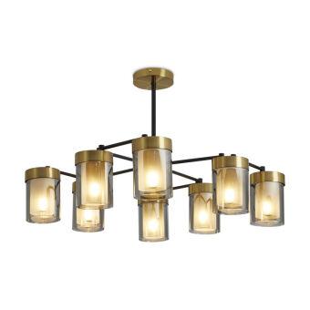 Люстра на штанге Freya FR5432PL-08BBS