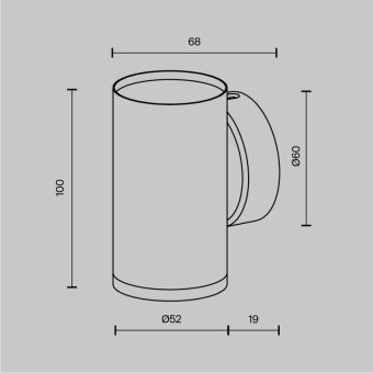 Бра Maytoni Technical C068WL-01B