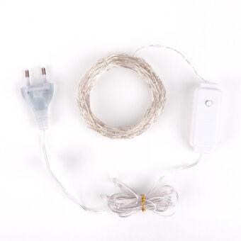 Светодиодная нить Eurosvet 400-009 белый 10 м IP20