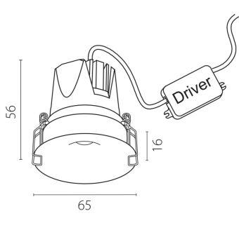 Встраиваемый светильник Lightstar 074136