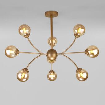 Люстра на штанге Eurosvet 30179 матовое золото