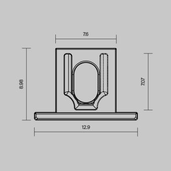 Заглушка профиля Maytoni Technical 642068