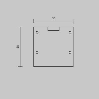 Заглушка профиля Maytoni Technical 642046