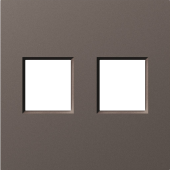 Накладка 2-я для розеток RJ45, TV, SAT, мокко, серия A07