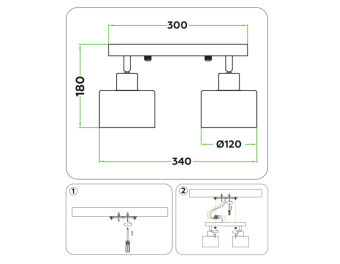 Спот Ambrella Light TR8142