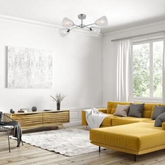 Люстра на штанге Escada 1104/4P Chrome