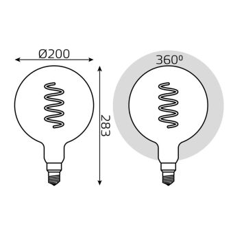 Светодиодная лампа Gauss 154802005