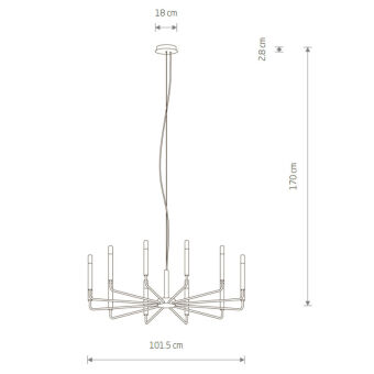 Подвесная люстра Nowodvorski 11464