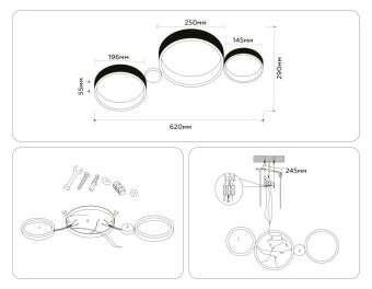 Накладной светильник Ambrella Light FL4814