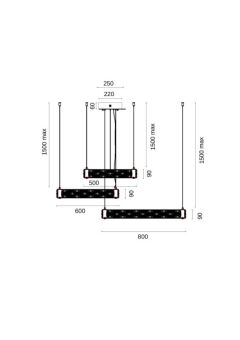Подвесная люстра Fluorite FL1052-30P