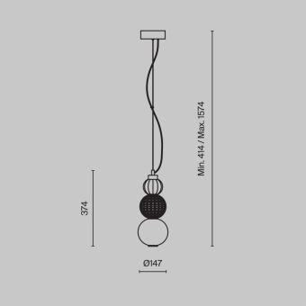 Подвесной светильник Maytoni P069PL-L16CH3K
