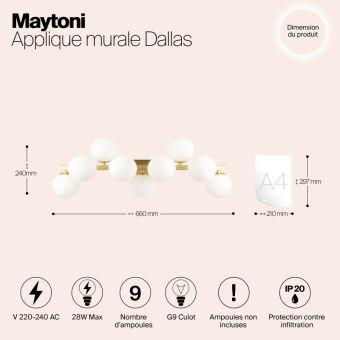 Бра Maytoni MOD547WL-09BS