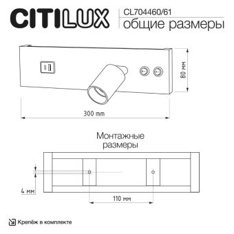 Спот Citilux CL704460