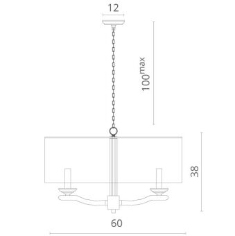 Подвесная люстра Divinare 1163/01 SP-6