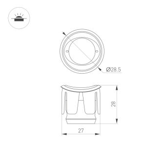 Светильник для ступеней Arlight 052581