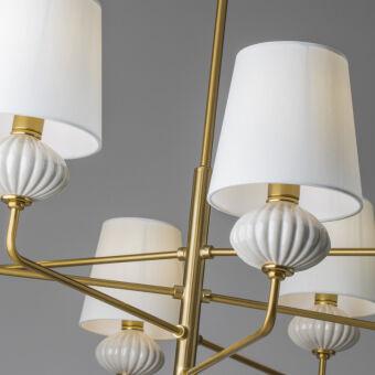 Люстра на штанге Freya FR2029PL-08BS