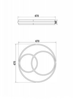 Накладной светильник Freya FR10029CL-L70W