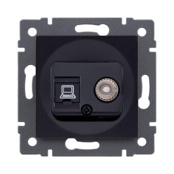 Розетка KOLLINGER REA-021BK