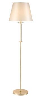 Торшер Crystal Lux NICOLAS PT1 GOLD/WHITE