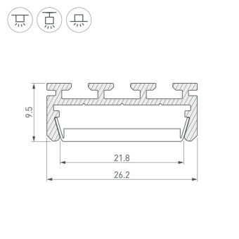 Профиль Arlight 016397