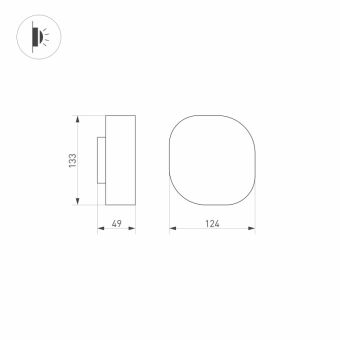 Светильник настенный Arlight 030001