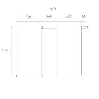 Трек-система Denkirs DK55SET04-01-DB