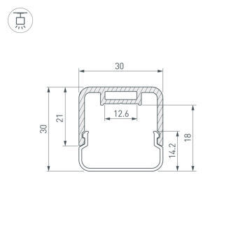 Профиль Arlight 055073