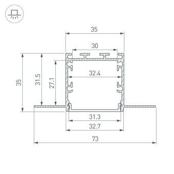 Профиль Arlight 049950