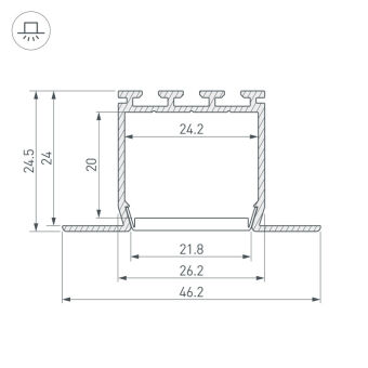 Профиль Arlight 016447