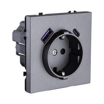 Розетка KOLLINGER EC-016GY