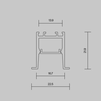 Профиль Maytoni Technical 632013