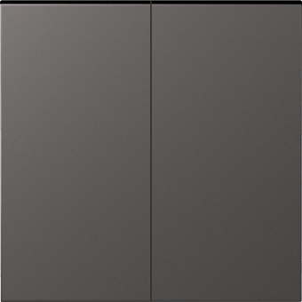 Клавиша для перекрёстного переключателя 2-я, матовый титан, серия S08