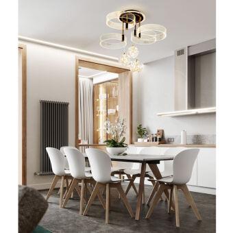 Накладная люстра LED4U L1040-750 BK