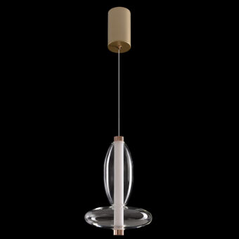 Подвесной светильник Crystal Lux QUASAR SP7W LED TRANSPARENT