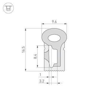 Профиль Arlight 040827
