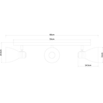 Спот ARTE Lamp A5049PL-3BK