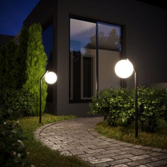 Садово-парковый светильник Elektrostandard Sfera F черный D200 (35158/F)