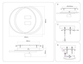 Накладной светильник Ambrella Light FL51392