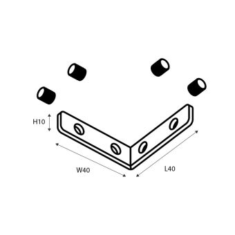 Соединитель для шинопровода Favourite 1014-CU-001