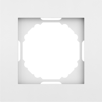 Рамка 1-я, матовый белый, серия A07