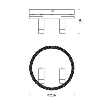 Накладной светильник Escada 20044SMA/03LED WH